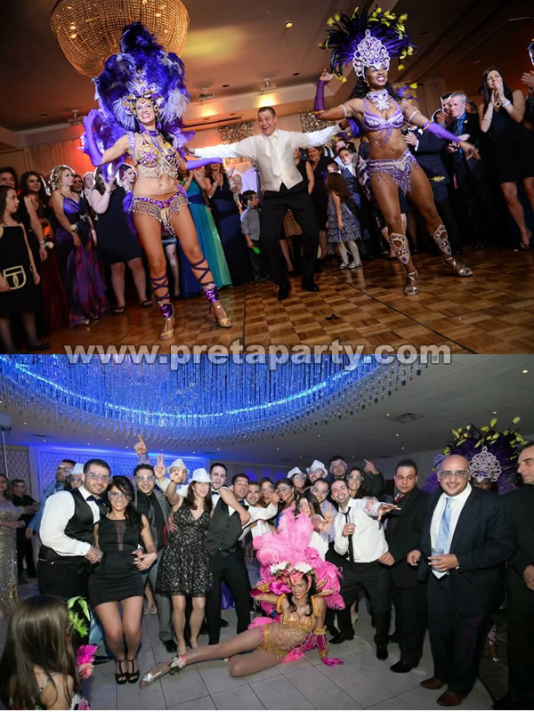 Danseurs tropicaux / brésiliens pour divertir vos invités du Prêt-A-Party de Montréal! Appelez dès aujourd'hui pour réserver vos danseurs tropicaux au 514.926.4940
