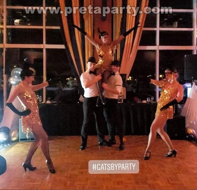 Charleston Dancers to entertain your guests from Montreal's Prêt-A-Party! Call  reserve your dancers today 514.926.4940